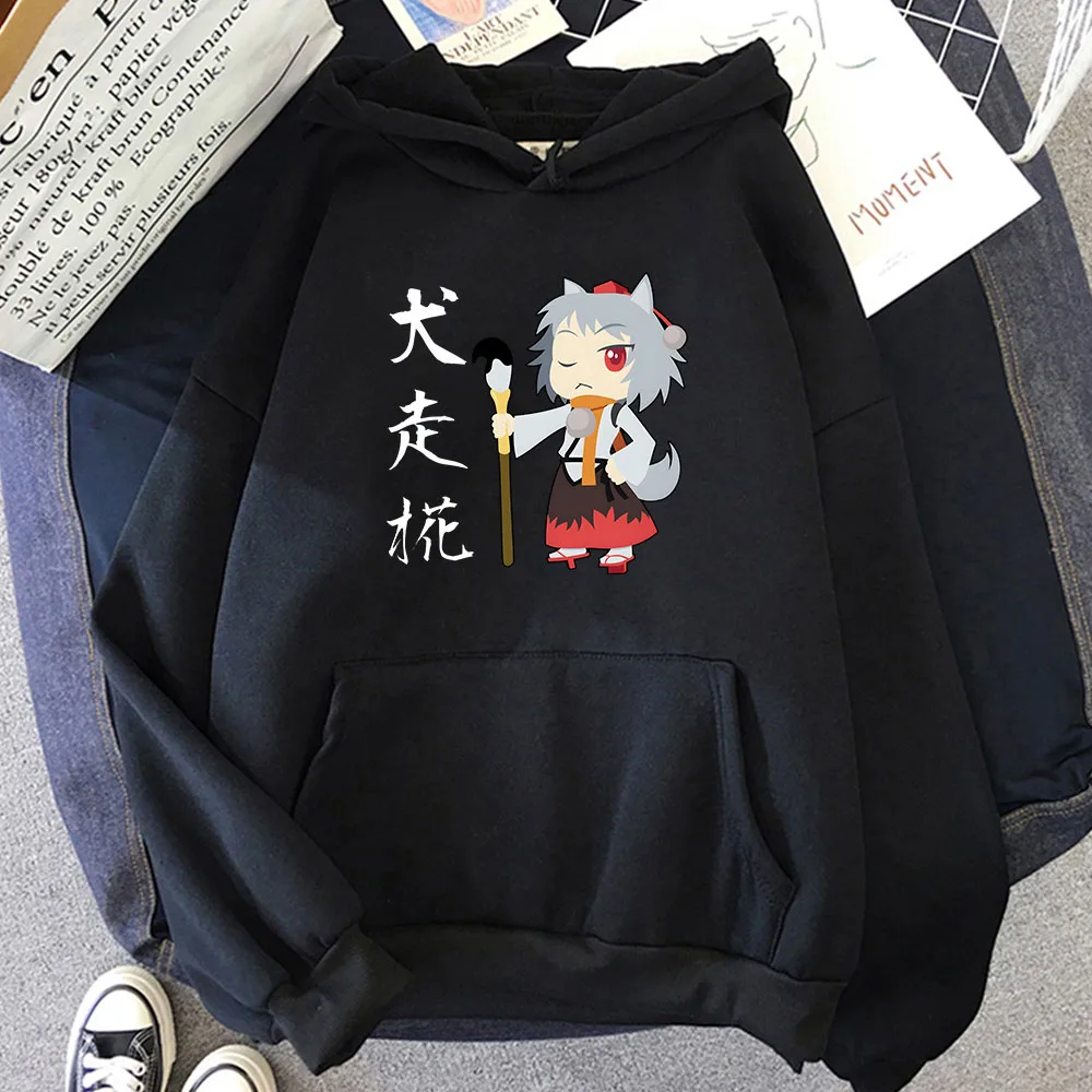 

Touhou Project Shrine Maiden Fleece Harajuku Hoodies Anime Sweatshirts Manga/Comic Clothes for Men/women Regular Fit Pullovers