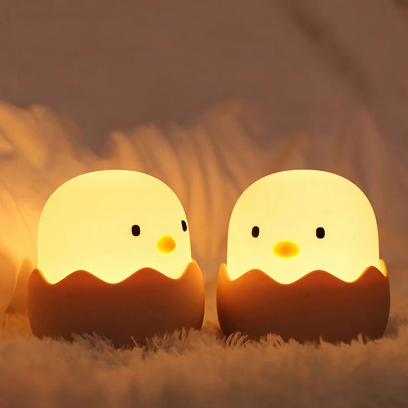 

Ночник Xiaomi Mijia для детей, мягкий силиконовый ночник с зарядкой от USB, для домашнего декора, подарок для детей, с плавным затемнением, для спаль...