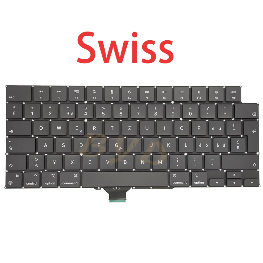 Новинка A2442 A2485 клавиатура для Macbook Pro 14 &quot16&quot M1 Pro/Max US UK немецкий французский