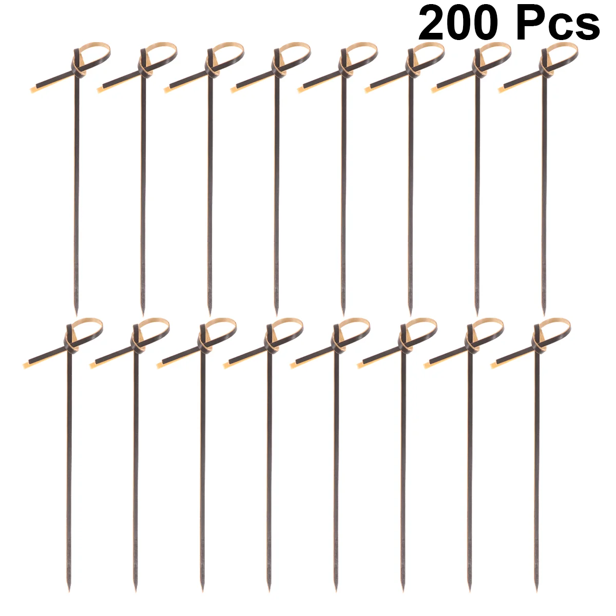 

Picks Cocktail Toothpicks Skewers Fruit Sticks Appetizer Pick Toothpick Party Knot Appetizers Sandwich Bamboo Looped Wooden