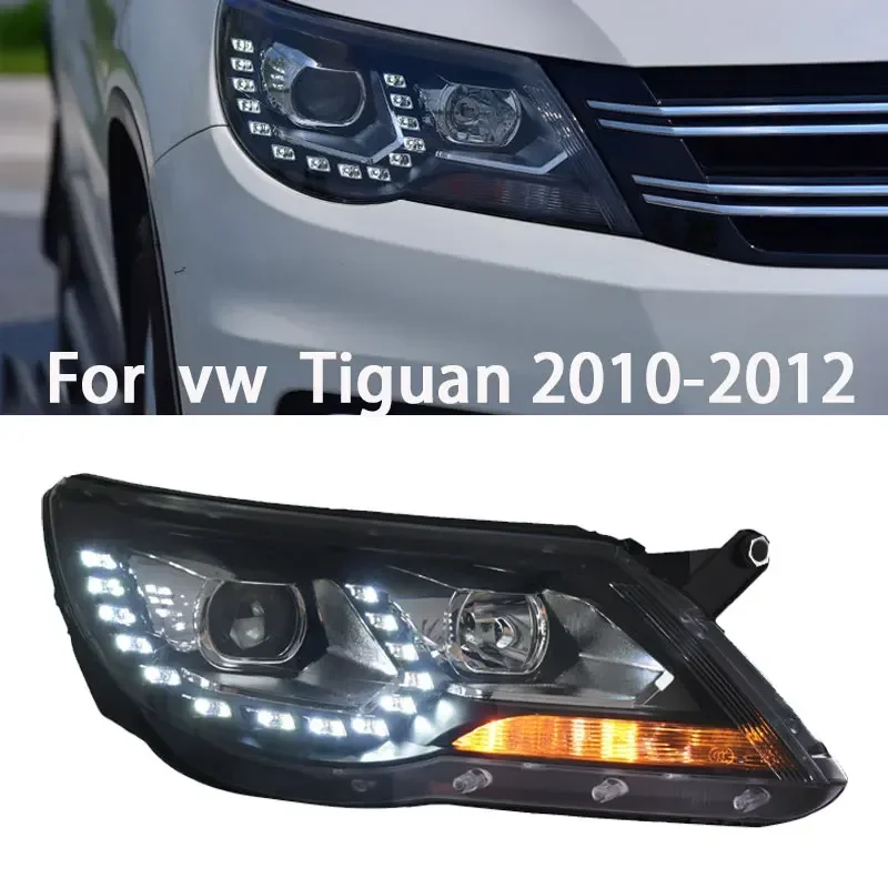 Фара для VW Volkswagen Tiguan 2009-2012 автомобильные принадлежности светодиодные DRL Hella 5