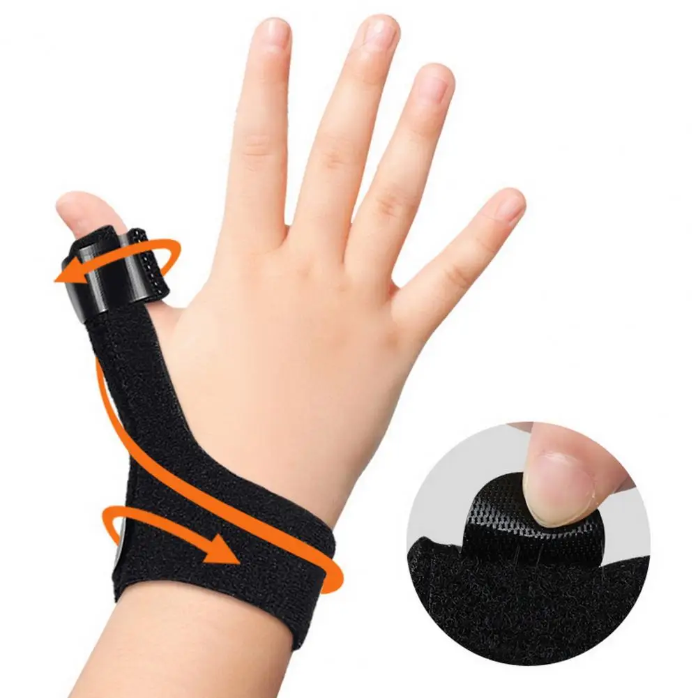 

Finger Straighten Brace Anti-scratch Wrist Guard Sweat Absorption Strong Support Finger Fracture Protector Injury Recovery