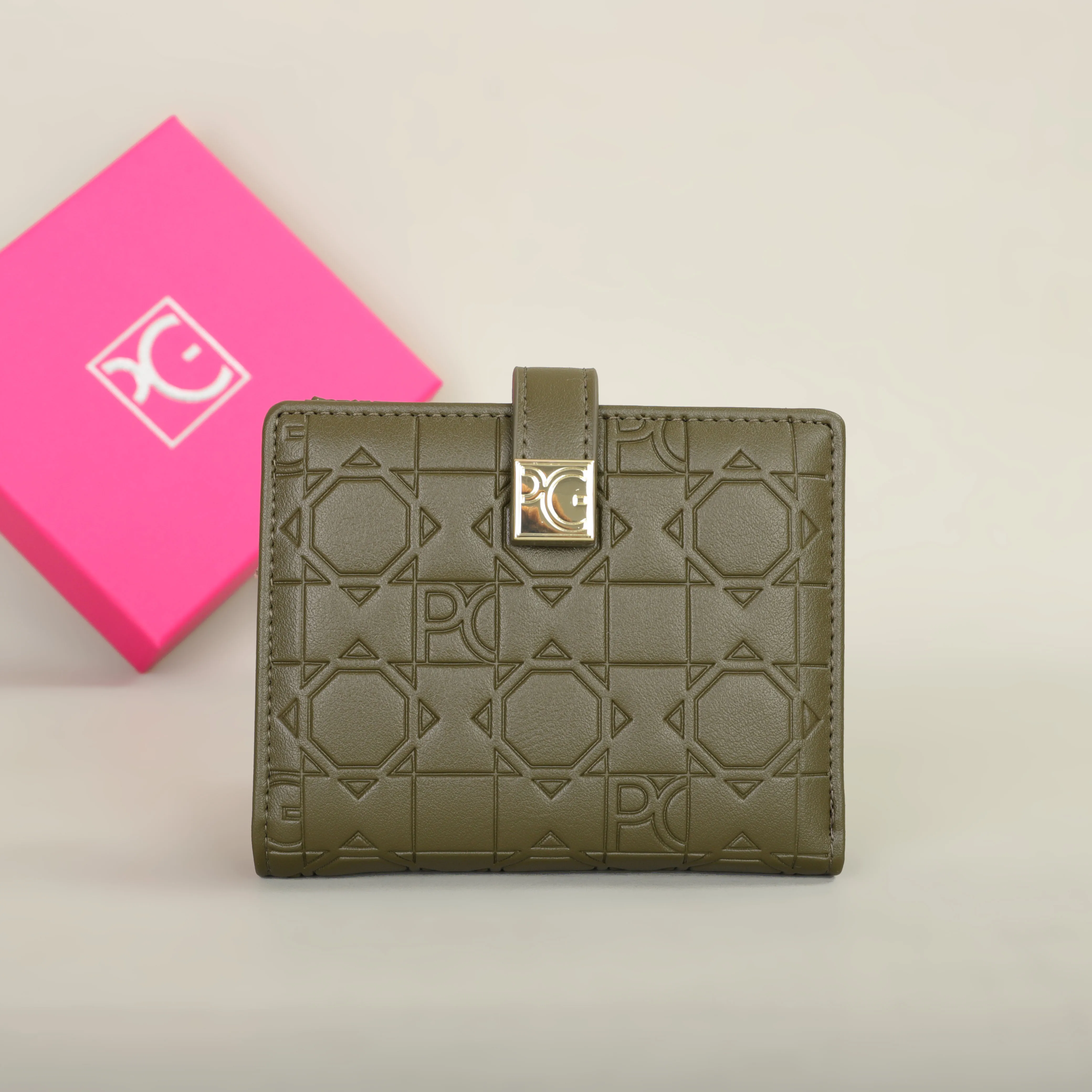 PG кошелек модный классический ретро женский универсальный с буквенным принтом