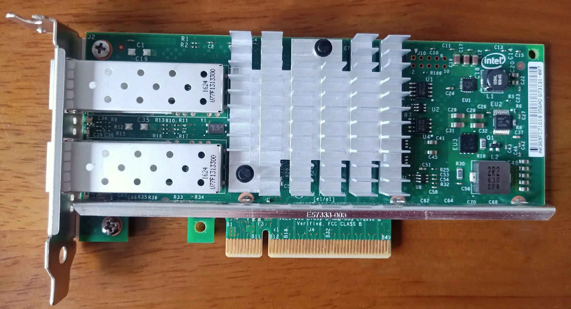 X520-Da 20000 МБ двойной оптический порт Nic 10G E10g42btda 82599es с синей этикеткой