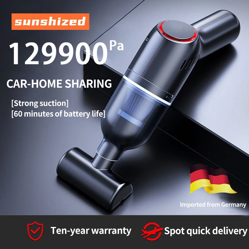 

129900Pa Wireless Car Vacuum Cleaner Cordless Handheld Auto Vacuum Home & Car Dual Use imported from Germany Mini Vacuum Cleaner