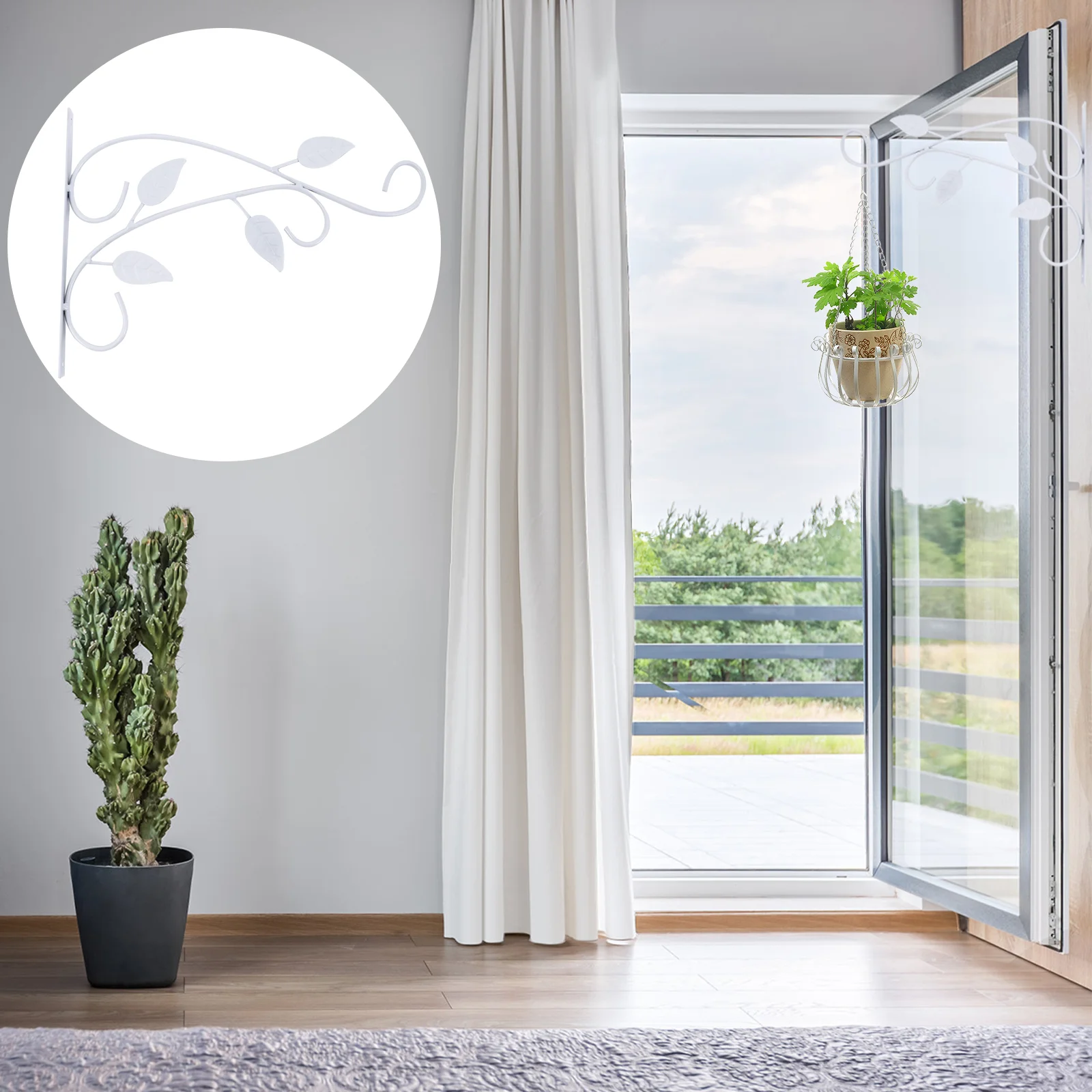 

Wall Hook Bracket Hooks Hanging Pot Hanger Garden Mounted Iron Outdoor Flower Lantern Chimes Wind Feeders Bird Planter Hangers