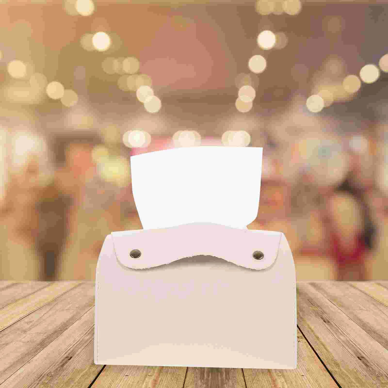 

Napkin Dispenser Storage Case Portable Vehicle Tissue Decorative Holder