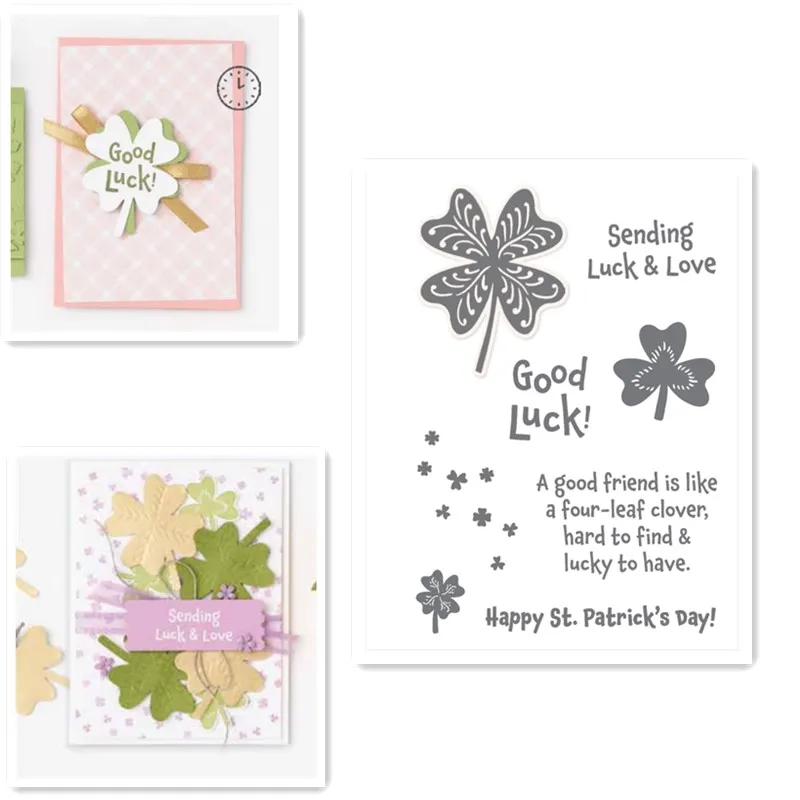 

Four Leaf Clover Metal Cutting Dies And Stamps For Diy Dies Scrapbooking Paper Card Making Photo Album Decoration Craft 2023 NEW