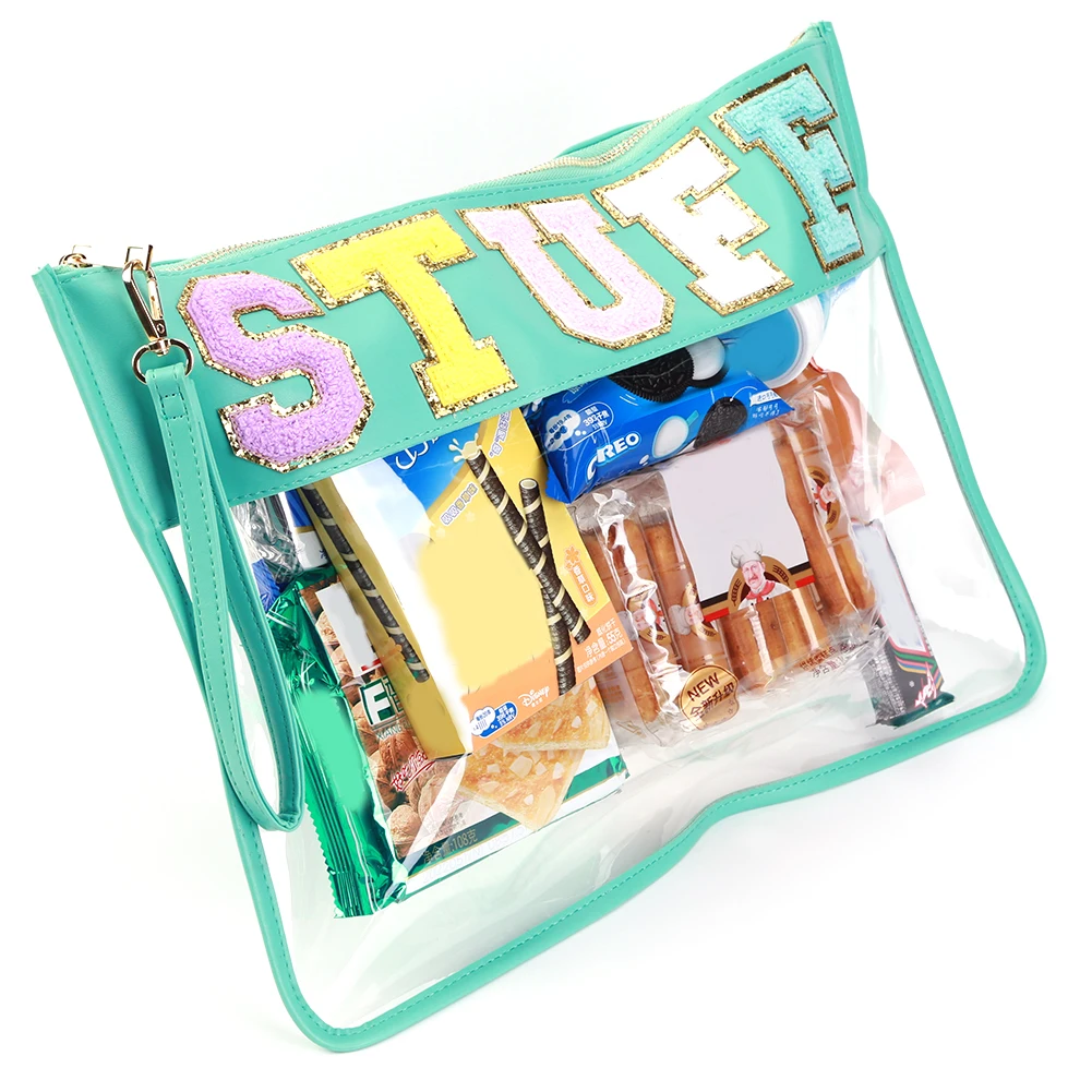 

Transparent Cosmetic Bag Women Letters PVC Zipper Clear Makeup Bag Travel Make Up Organizer Storage Bath Lipstick Toiletry Pouch