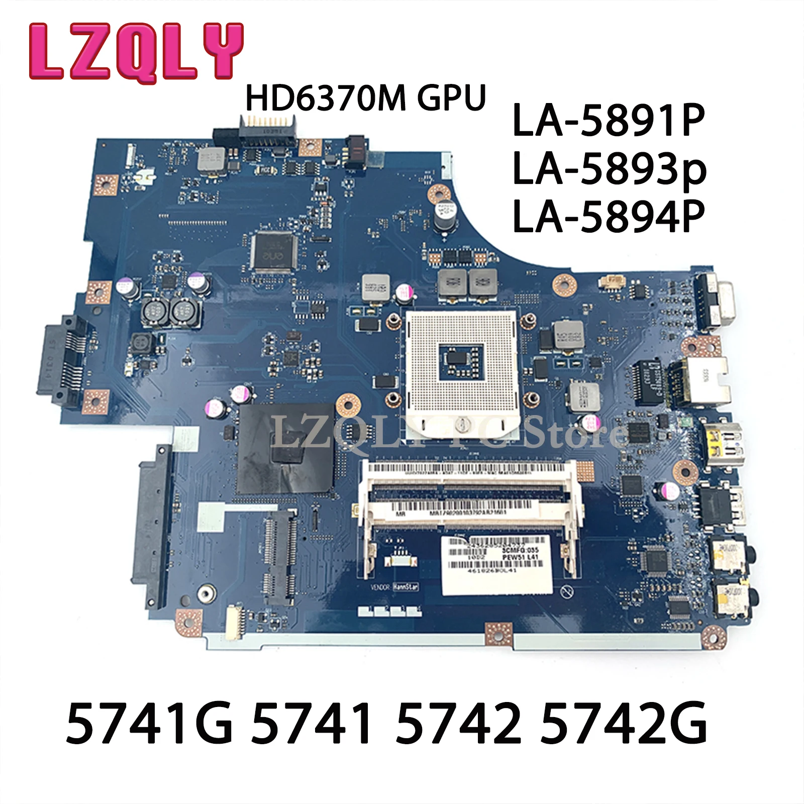 LZQLY NEW70 LA-5892P For Acer aspire 5741G 5741 5742 5742G Motherboard + heatsink cooler fit for LA-5891P LA-5893p LA-5894P