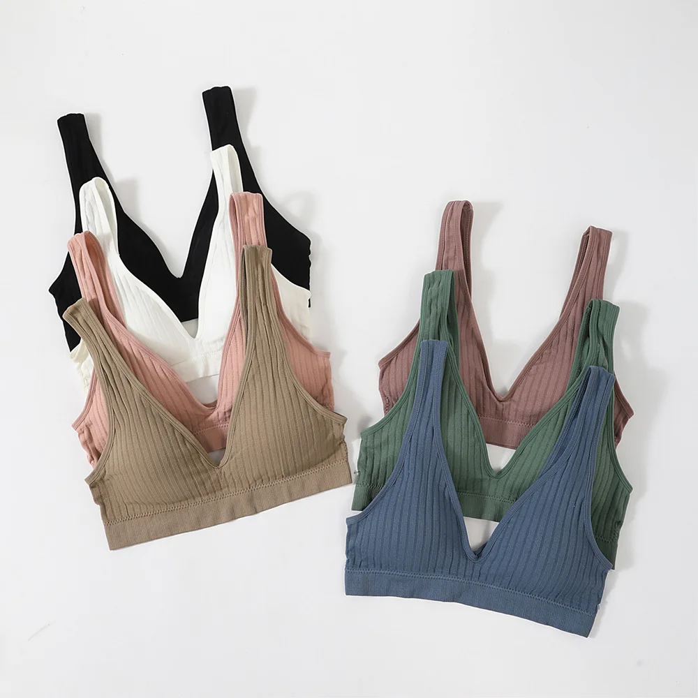 

Женский хлопковый жилет без рукавов с V-образным вырезом, женский топ на бретелях, бесшовный базовый мягкий летний топ