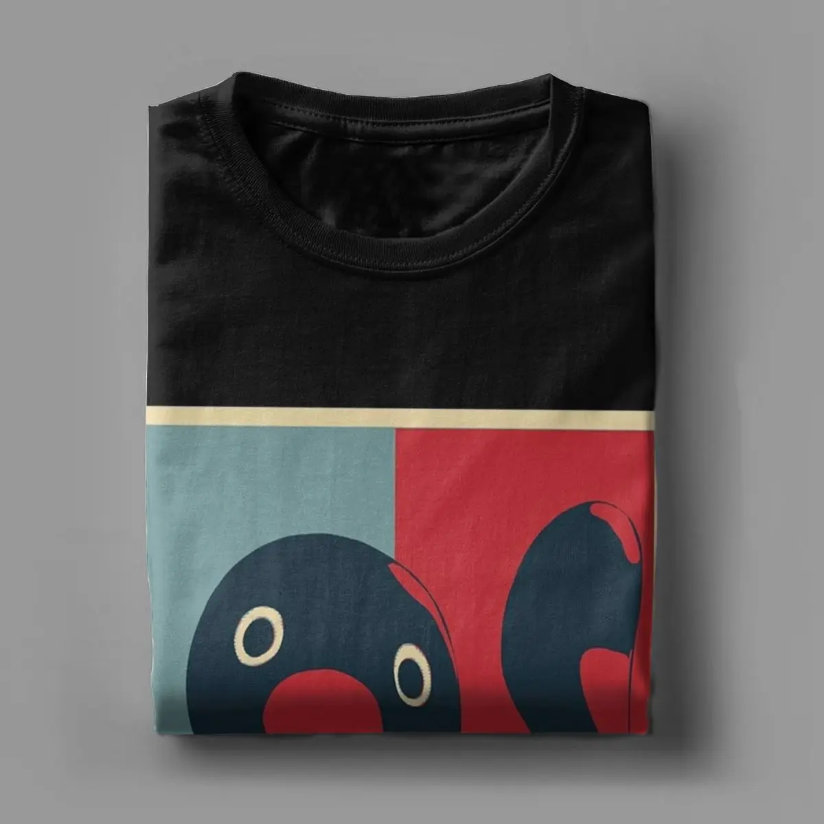 Футболка NOOOT Pingu мужская с принтом тенниска из чистого хлопка круглым вырезом и