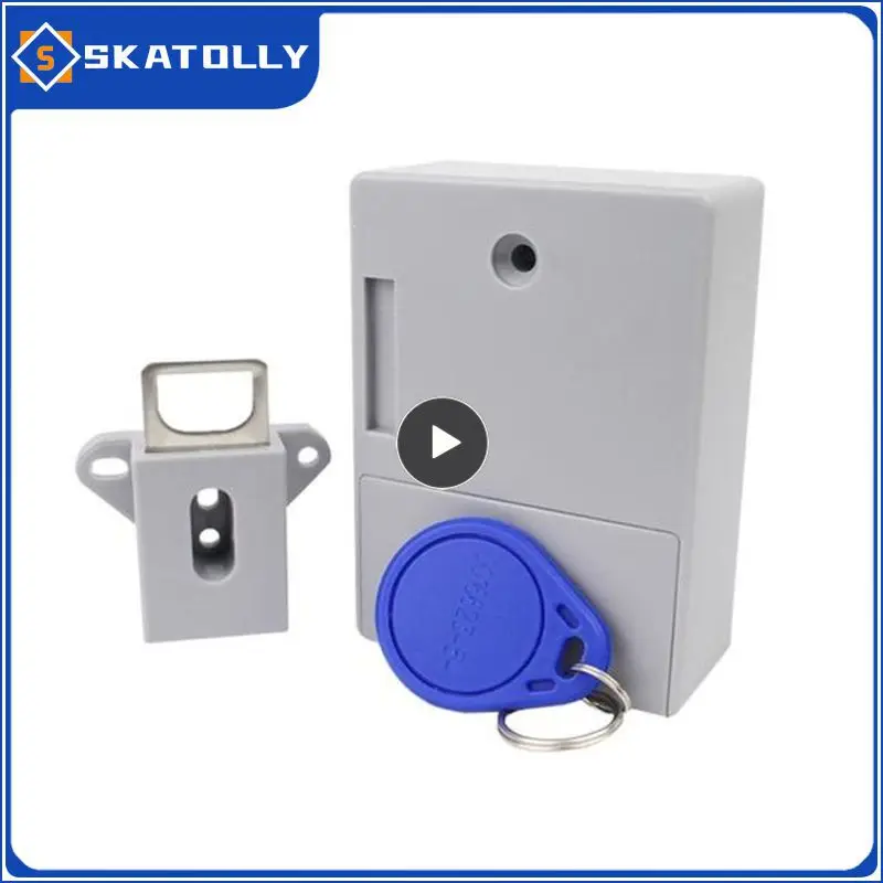 

Digital Cabinet Intelligent Electronic Locks Invisible Sensor Lock EMID IC Card Drawer For Wardrobe Furniture Hardware
