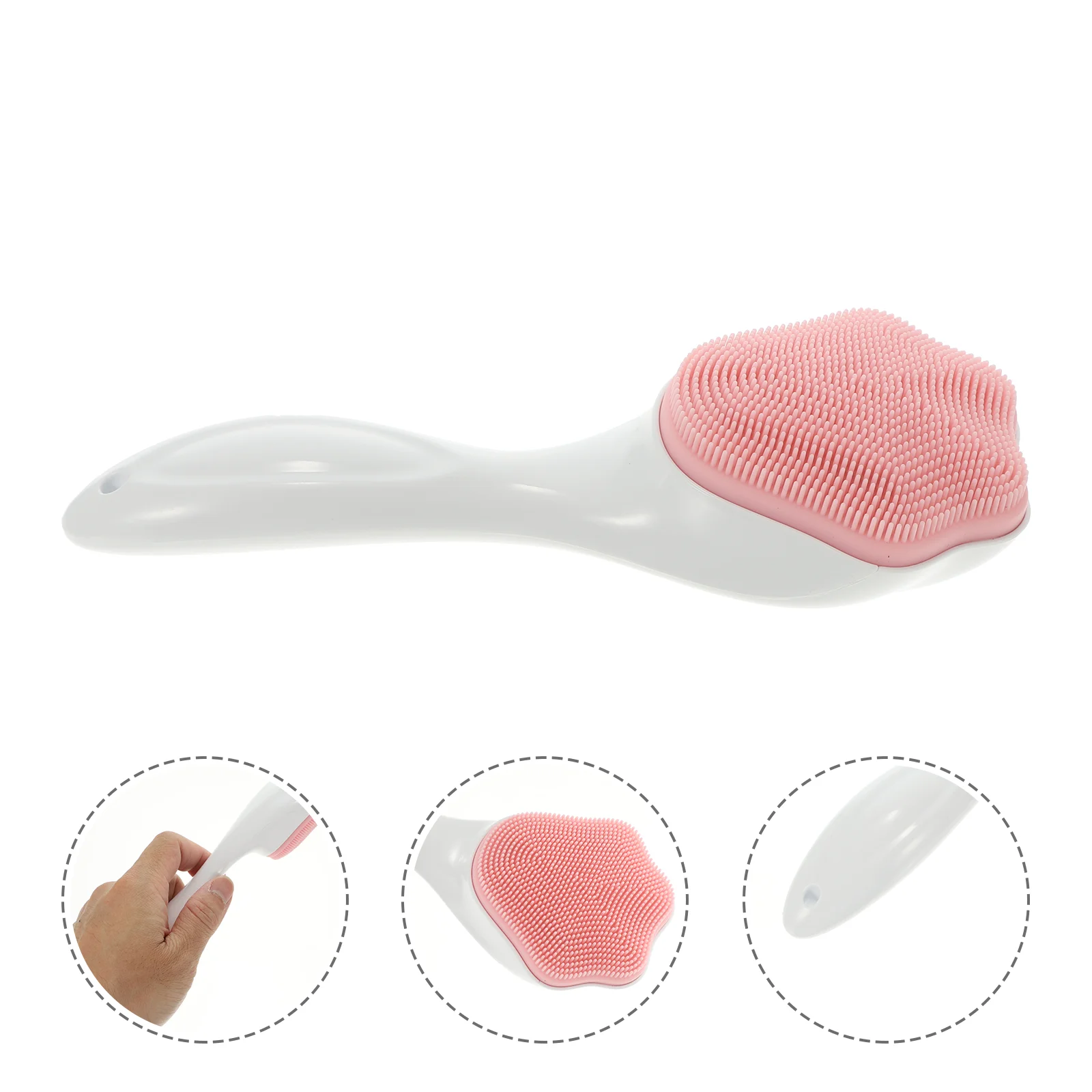 

Brush Face Cleansing Facial Silicone Scrubber Exfoliator Blackhead Skin Handle Tool Cleaning Waterproof Travel Supplies Remover