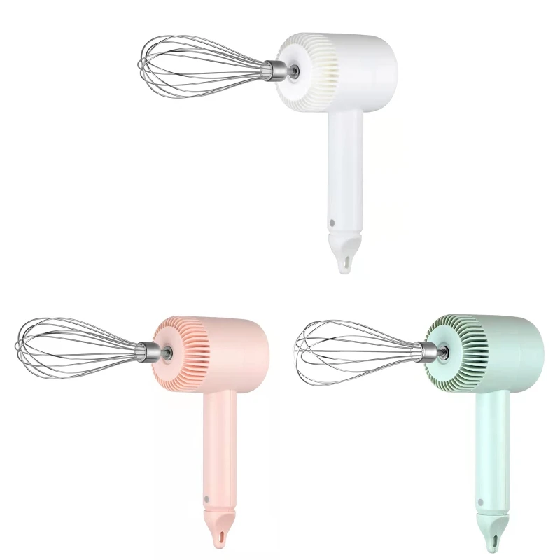 Wireless Electric Handheld Hand Mixer Frappe Milk Coffee Egg Frother Grinder Home House Dining Food Processor Tools