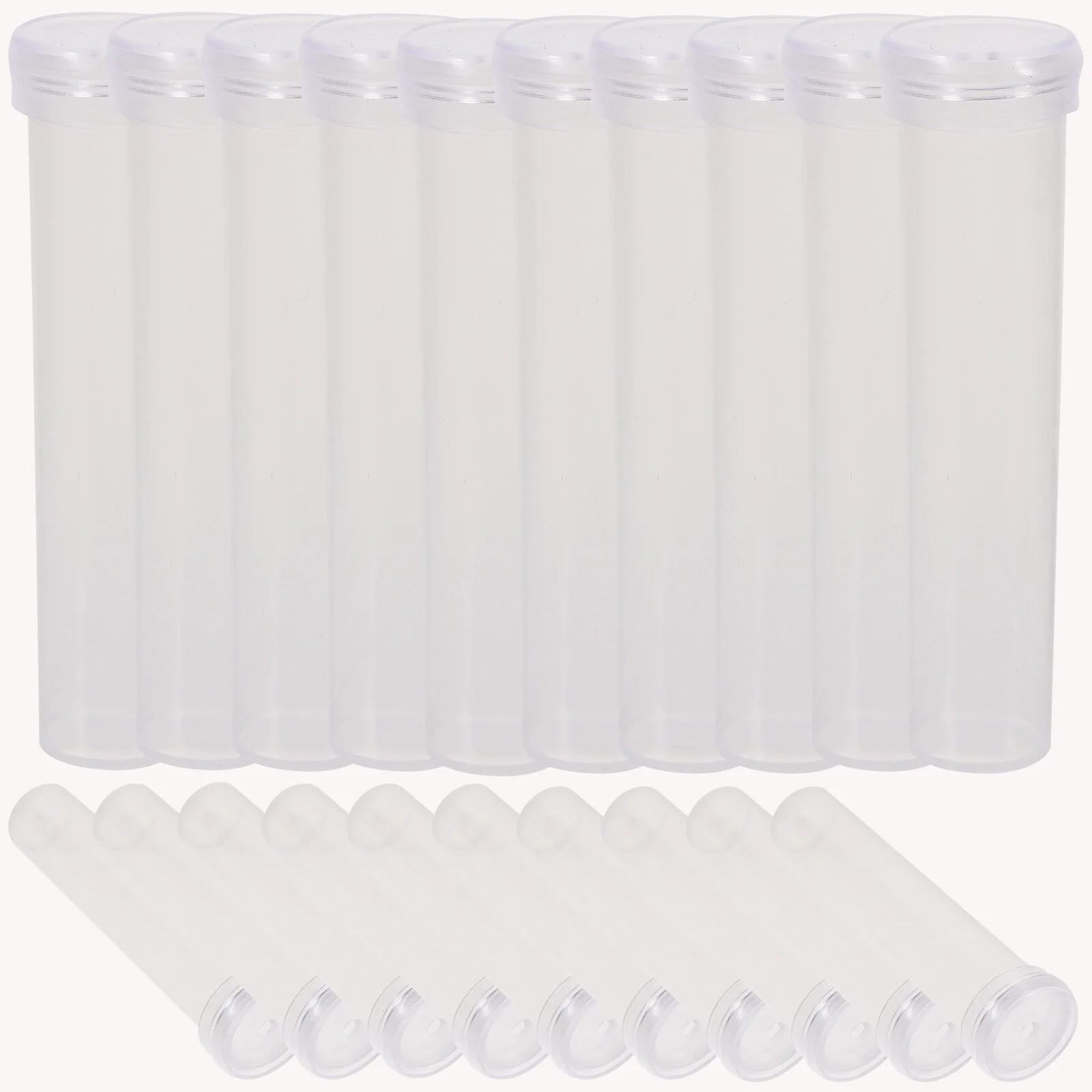 

50pcs Nutrition Flower Plastic Tube Transparent Water Flower Tube Flower Water Container Florist Supplies