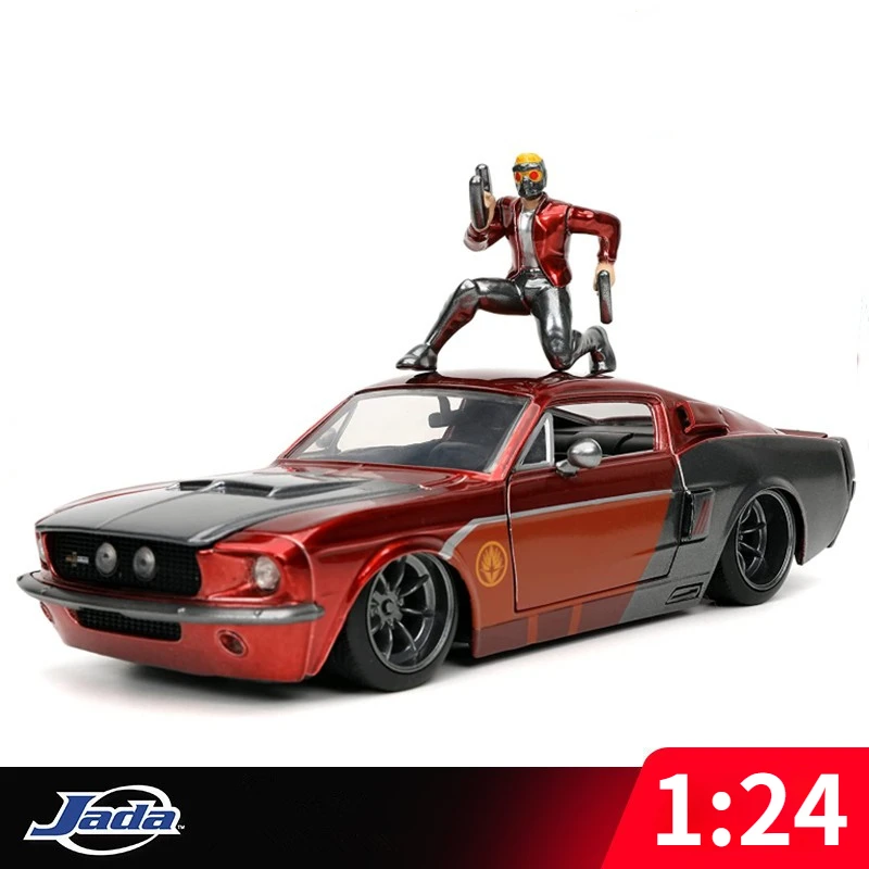 

1:24 STAR-LORD 1967 Shelby GT-500 High Simulation Diecast Car Metal Alloy Model Car Toys for Children Gift Collection