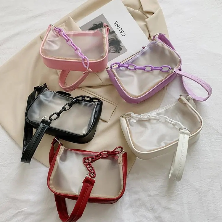 

Сотовая прозрачная сумка в этом году, сетчатая красная сумка с металлическими палочками 2022, летние пляжные сумки, трендовые сумки-тоуты чер...