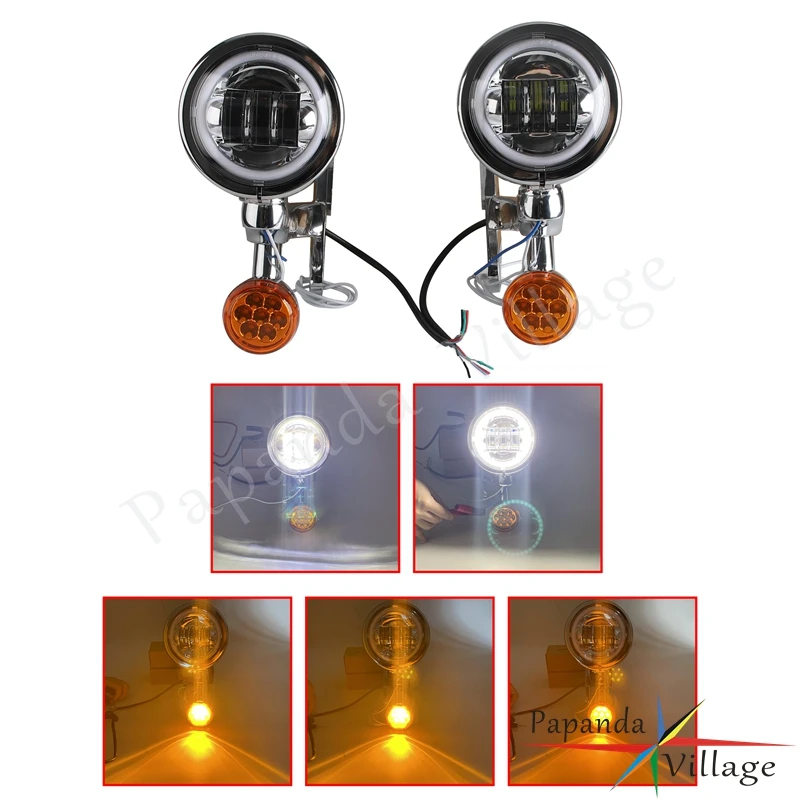 Подставка для указателей поворота мотоцикла Harley Electra Glide Road King FLHX FLHXXX 1997-2013