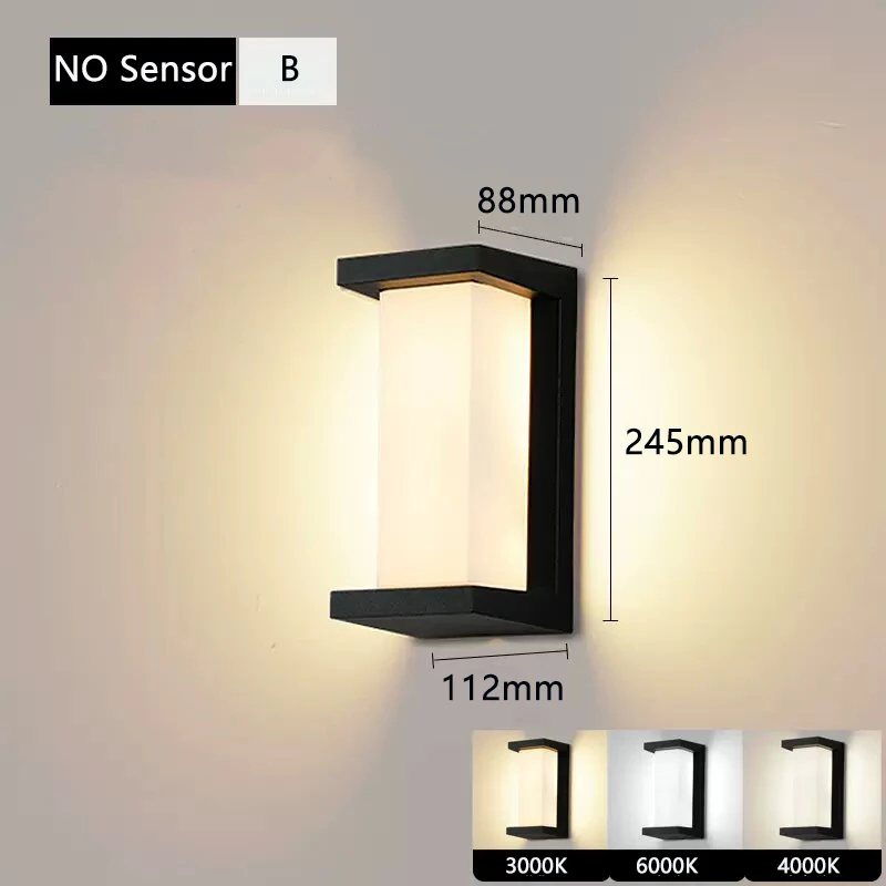 

Настенный светодиодный светильник Zhengde lighting, черный, 20 Вт