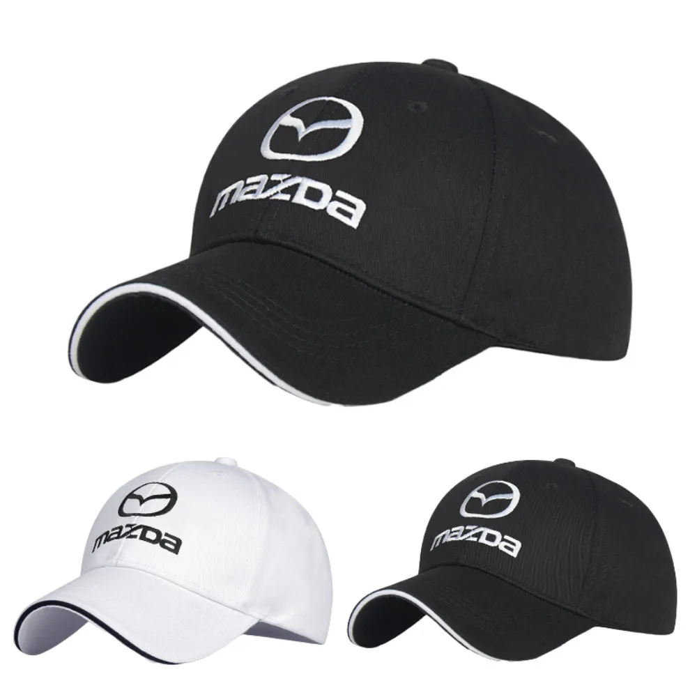 Кепка унисекс с вышивкой для Mazda, спортивная бейсболка для активного отдыха, гольфа, походов, регулируемая, из хлопка, для мужчин и женщин