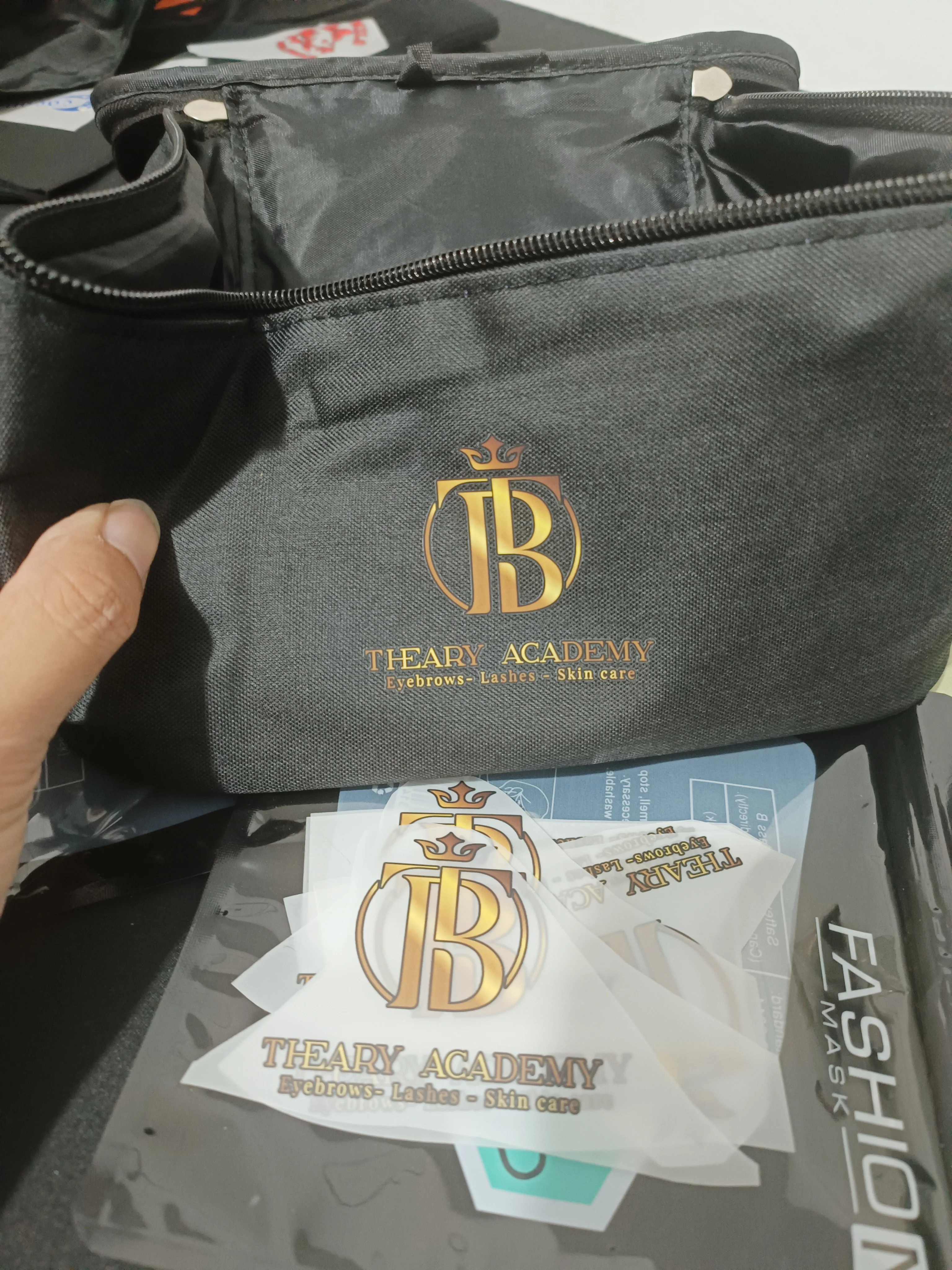 Custom Design Travel Tote Cosmetic Bag Toiletry Organizer With Printed Logo