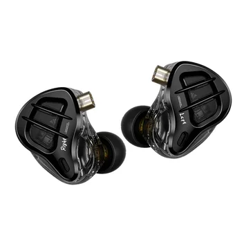 KZ ZAR Hybrid Driver In-ear Monitor 1DD+7BA Earphone HiFi 2Pin Wired Headphone Music DJ Headset Sport Game Earbud ZAX ZAD AST 2