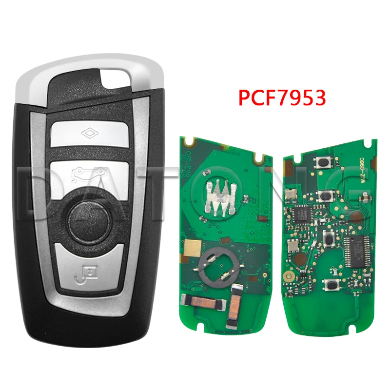 

Автомобильный пульт дистанционного управления Datong World для BMW 3 5 7 Series CAS4 CAS4 + FEM/BDC ID49 PCF7953P 315/434/868MHz безключевая рекламная карта