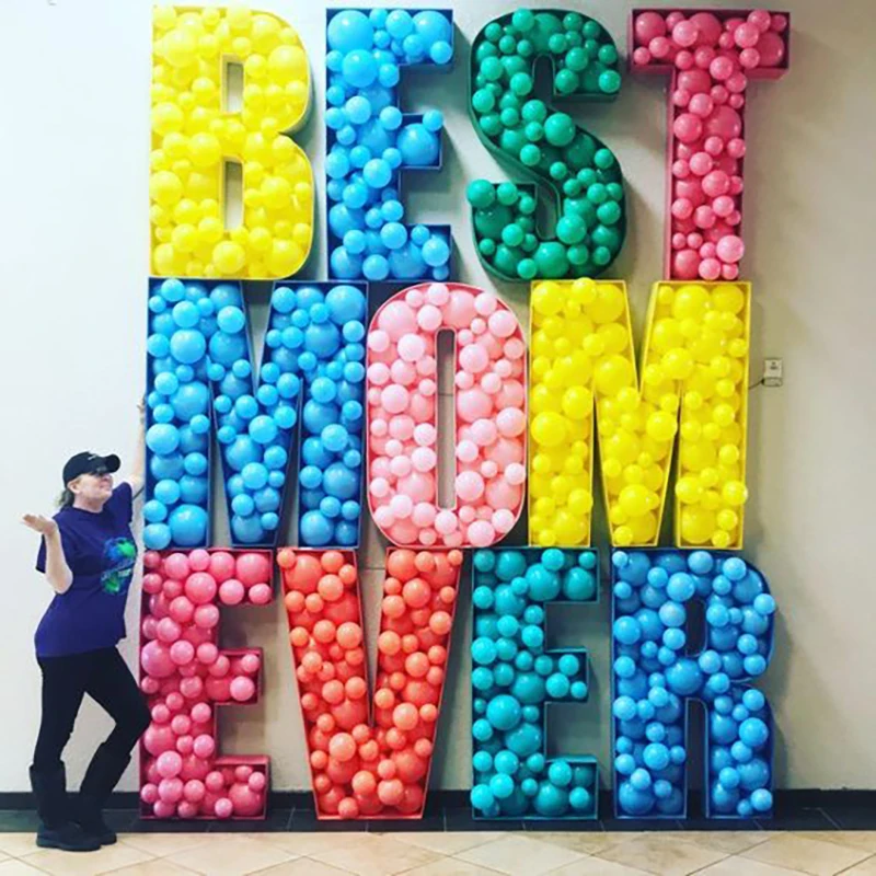 73 см/100 см мозаичный шар заполняющая коробка буквы рамка день рождения