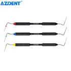 AZDENT 3 шт.компл. стоматологический инструмент для Endo Buchanan инструмент для заполнения NITI Tip #0 #1 #2 фотоинструменты