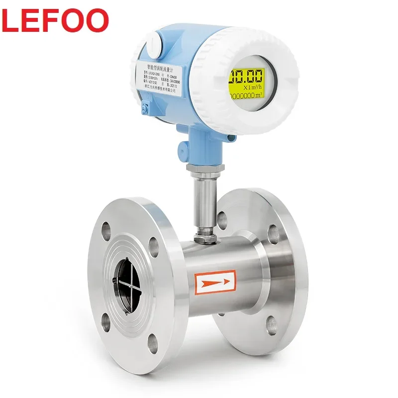 Турбинный Расходомер LEFOO DN25 высокоточный турбинный расходомер с цифровым