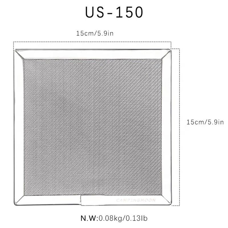 Тканевая решетка для гриля из нержавеющей стали приготовления пищи на открытом