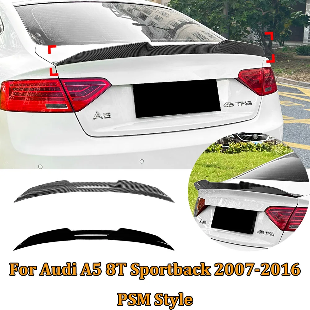 Спойлер на крышу автомобиля задние спойлеры багажника крылья для Audi A5 8T Sportback
