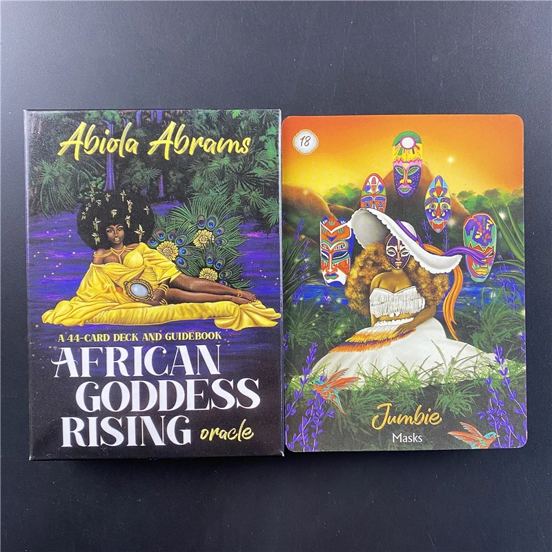 Настольная игра в карты с Африканской богиней восходящей и ростом |