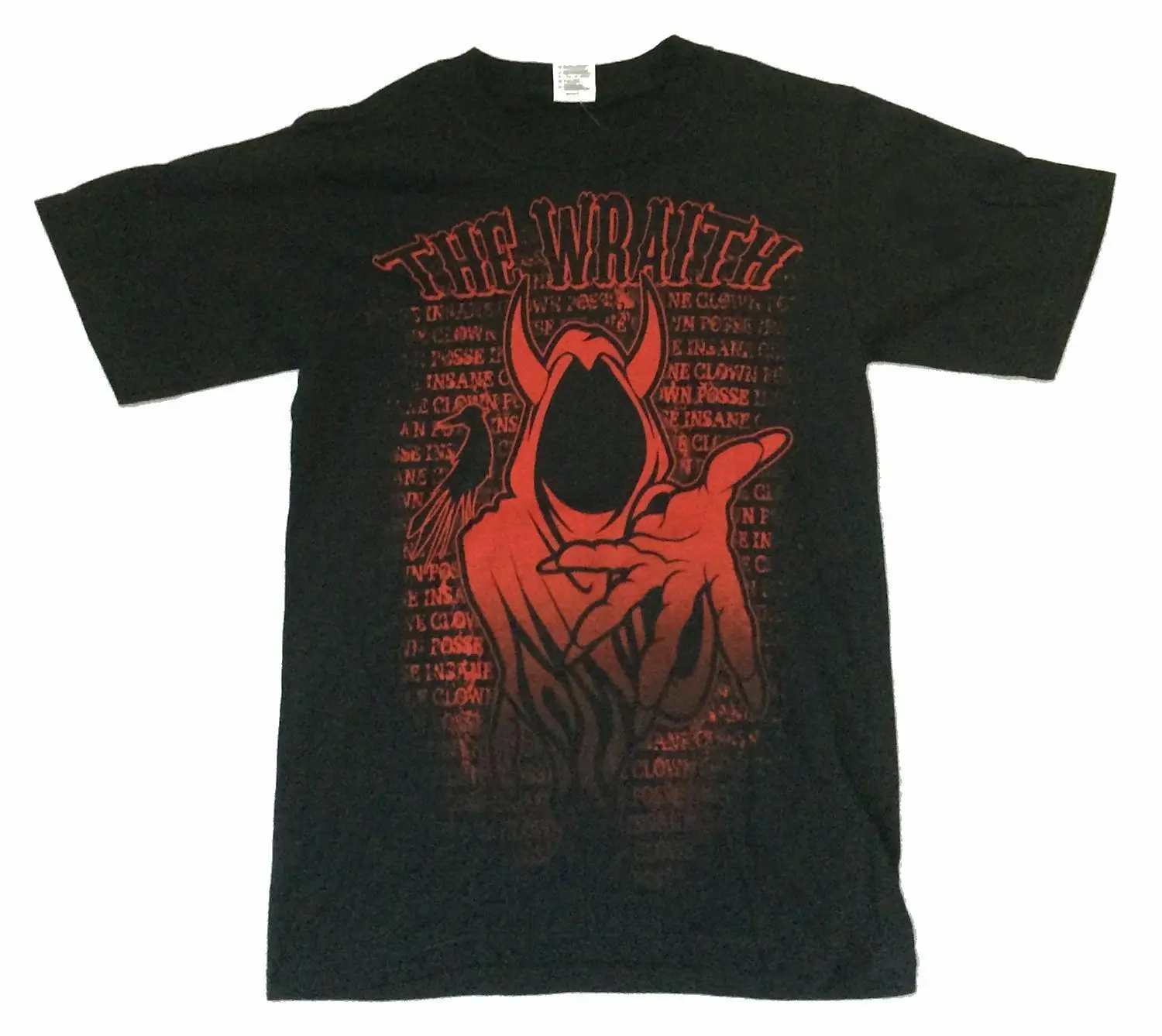 

Insane Clown Posse Red Wraith Image Black T-Shirt NEW