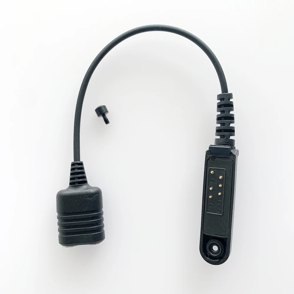 

Кабель адаптера Baofeng UV-9R Plus UV-XR, водонепроницаемый к 2 контактам, для телефона, портативная рация, гарнитура, микрофон для динамика