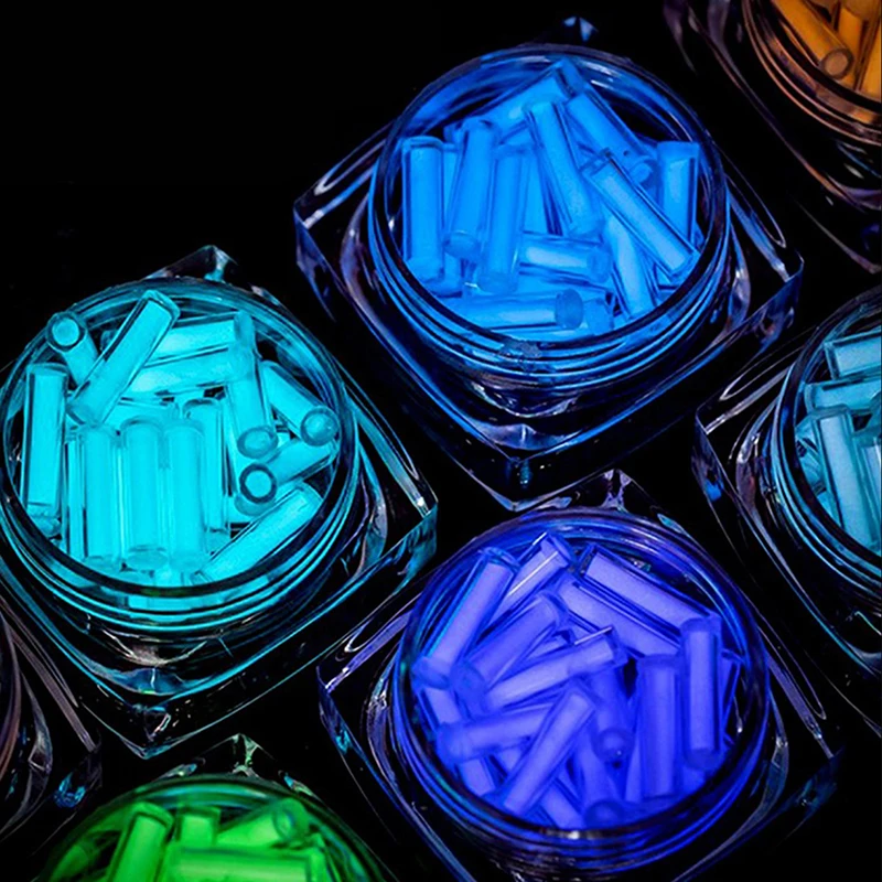 1 шт. стеклянная люминесцентная трубка гироскоп для пальцев светящаяся уличная