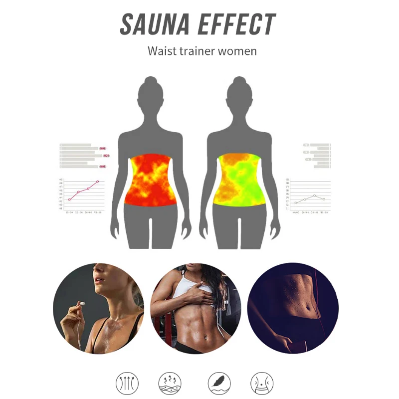 Пояс Неопреновый для похудения корректирующий пояс коррекции фигуры сауны пота