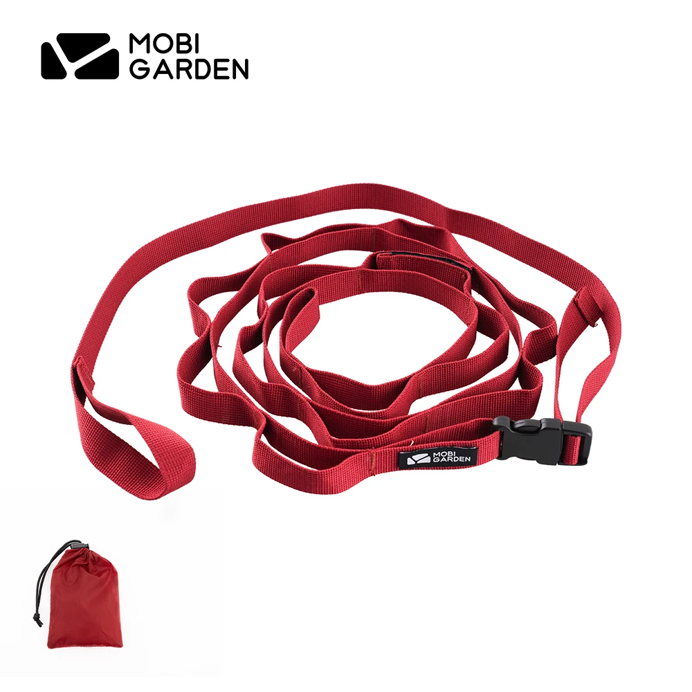 MOBI GARDEN Camping Hanging Rope Clothesline Hanging Light Portable Adjustable Length Outdoor Travel