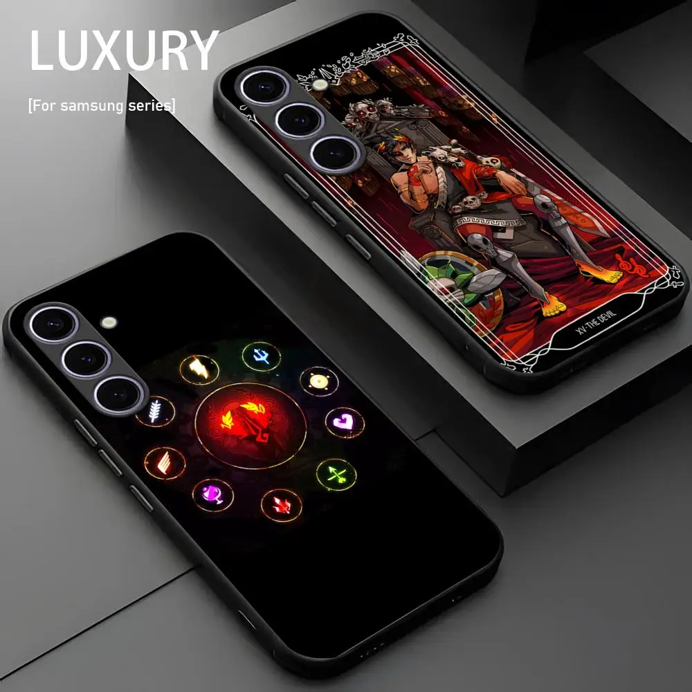 Чехол для телефона Cool Hades Game Samsung Galaxy S25 S24 S23 S22 S21 S20 Plus Ultra Note20 мягкий черный