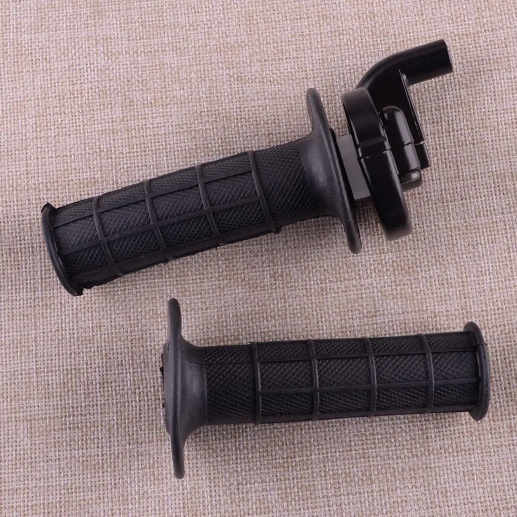 

Black Motorbike 7/8" Handlebar Grip Throttle Casing Set Fit for Yamaha Suzuki Honda XR50 CRF50 XR70 CRF70