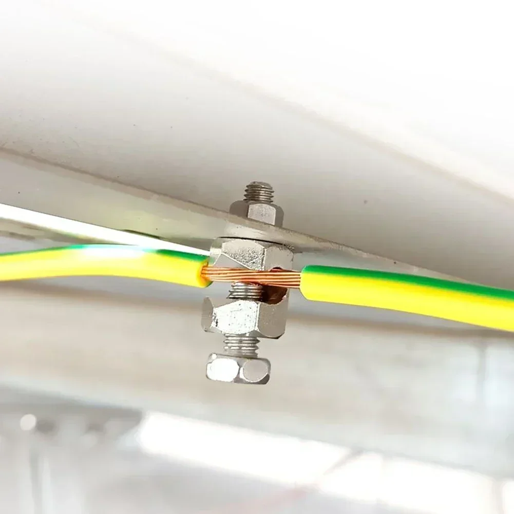 2 шт. комплект зажимов для проводов с заземляющим наконечником 600-1500 Вт крепежные