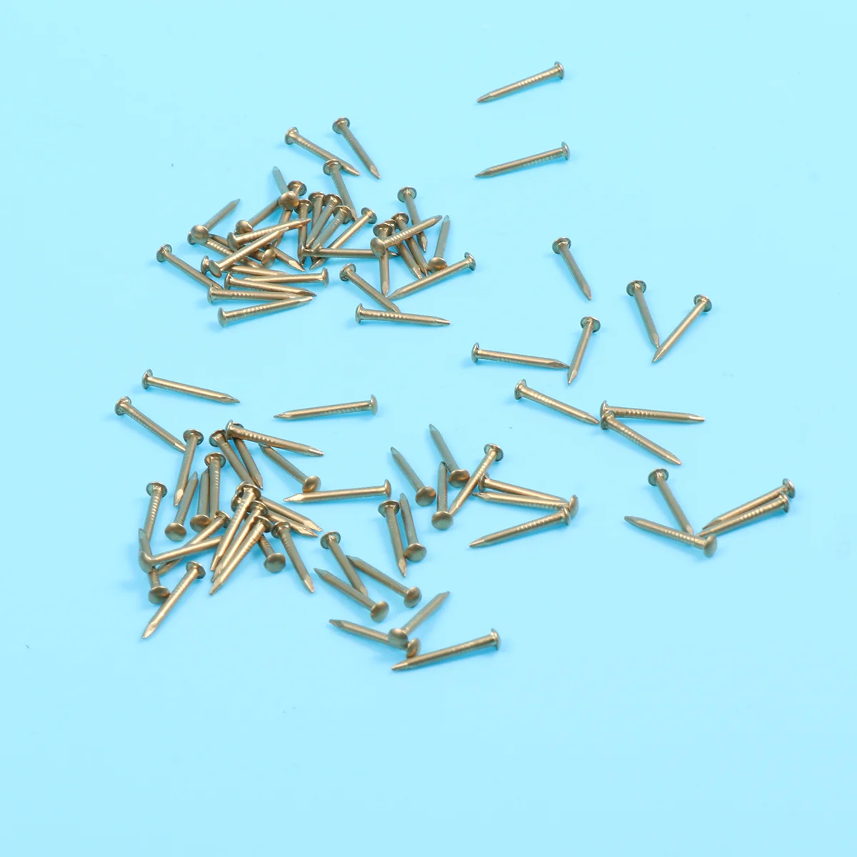 

Nails Brass Furniture Copperdecorative Nail Wood Fringebrad Head Plated Tacks Kit Accesories Assortment Roofing Finge Wall Screw