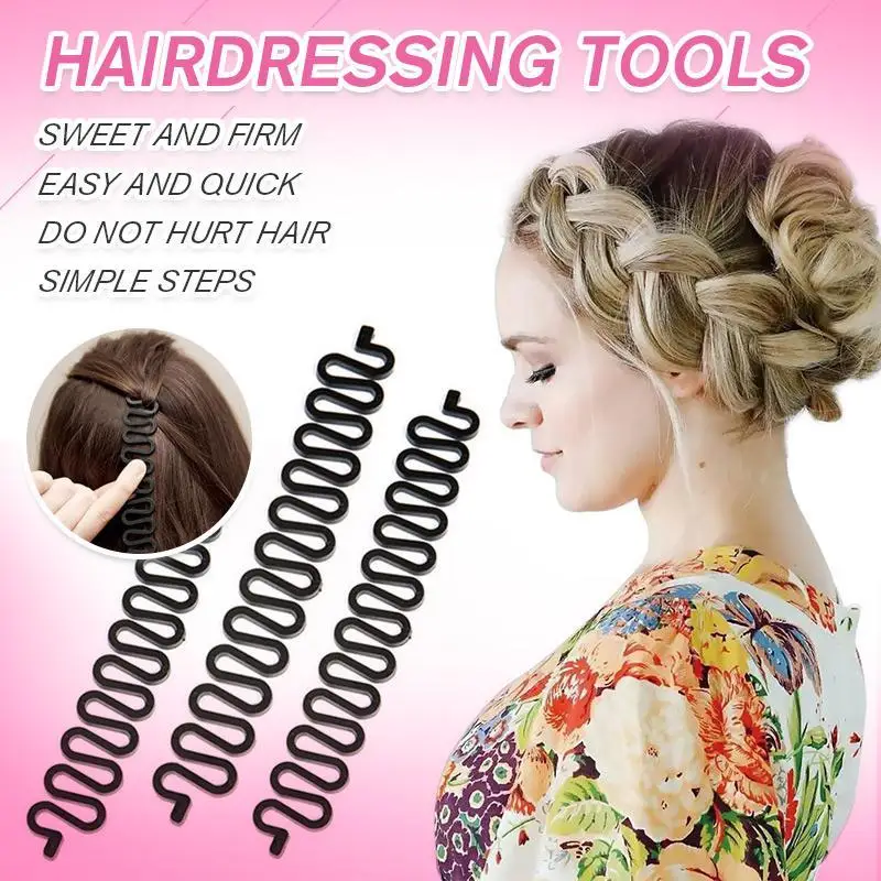 

Fishbone wave braid hair extension tools hair curlers fancy hair braiding tools hair styling boutique accessories