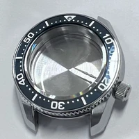 watch modify parts high quality stainless steel watch case sapphire glass blue insert spb299 suitable for nh3536 movement