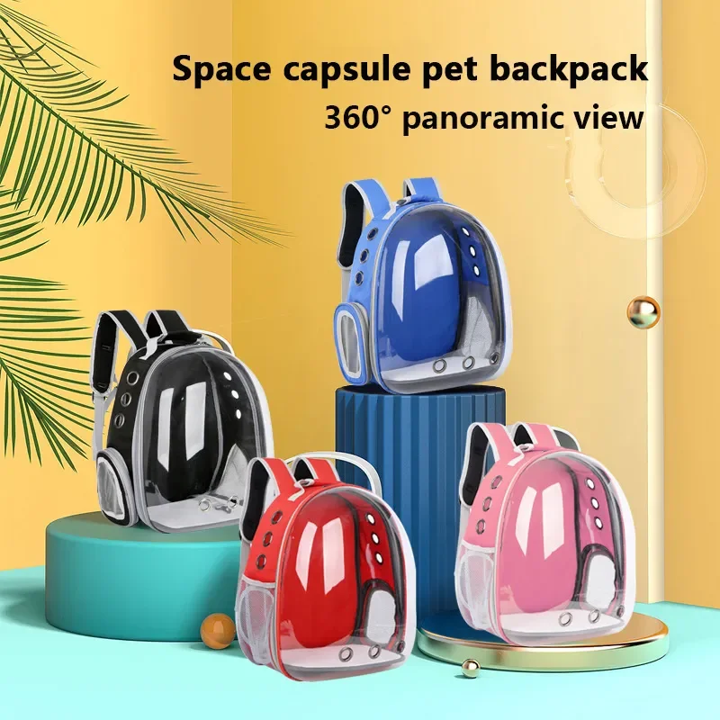 

Сумка-переноска для кошек, Воздухопроницаемый рюкзак в виде капсулы для маленьких собак и кошек, для путешествий