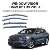 window visor for bmw x2 f39 2018 2019 2020 2021 2022 auto door visor weathershields window protectors