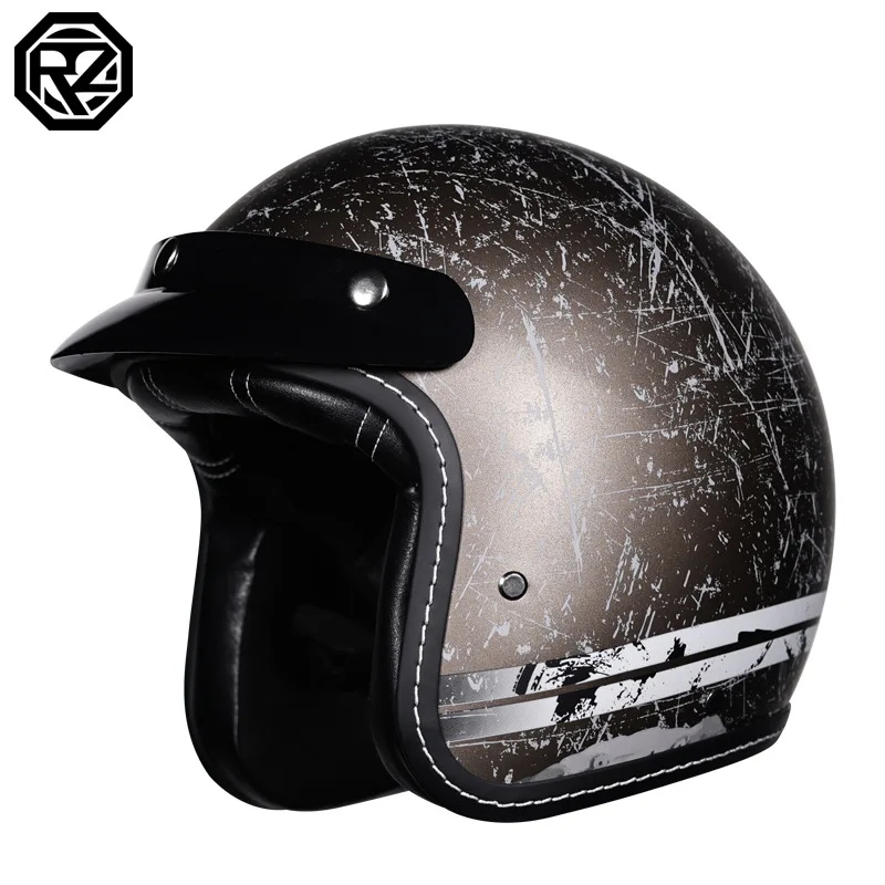 

3/4 шлем с открытым лицом, защитный мотоциклетный шлем в горошек, женский милый полуоткрытый шлем в стиле ретро, сезонный шлем для беговых лыж