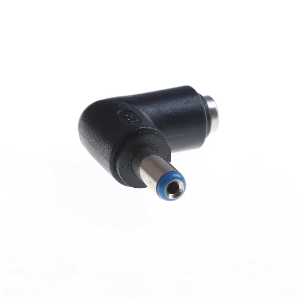 

1pc 90 Degree 5.5*2.1 Mm Male Jack To 5.5*2.1Mm Female Plug Right Angle Dc Power Connector Adapter Laptop