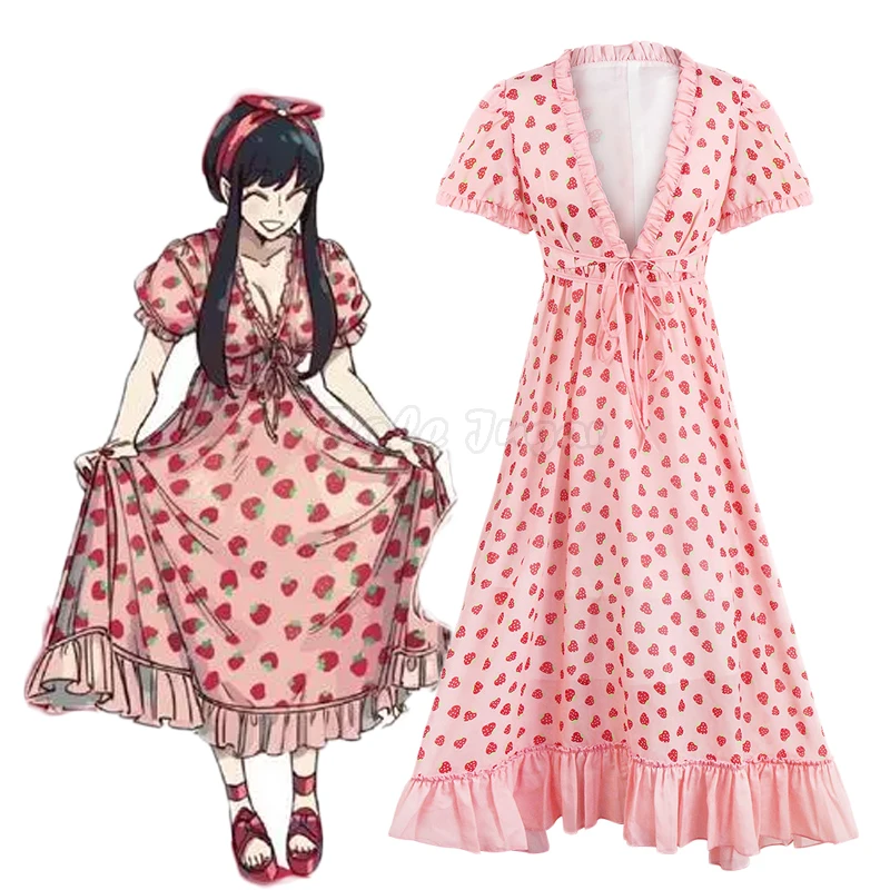 

Spy X Family Yor Forger Loid Forger Cosplay Costume Women Pink Dress Anime Halloween Party for Adult Shirt Pants Sets XS-3XL